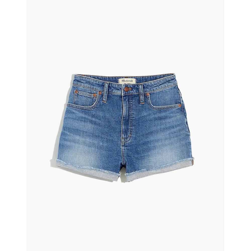Madewell Curvy High-Rise Lavista Denim Jean Shorts 25